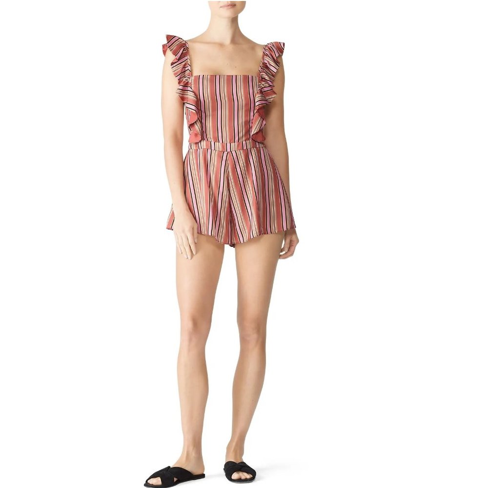 EUC The Jetset Diaries Young Hearts Romper Sz XS